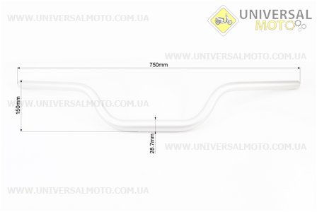 Loncin- LX300-6H 300DS Руль. Китай (Запчастини на мотоцикл Loncin / UM5073-V72)