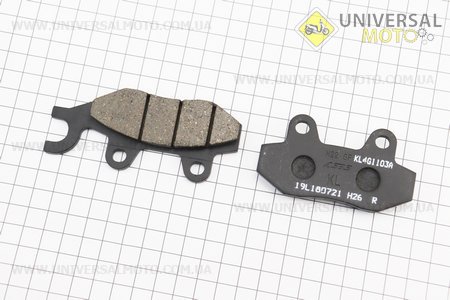 Loncin- LX300-6H 300DS Гальмівні колодки (дискові) комплект. Китай (Запчастини на мотоцикл Loncin / UM5073-V73)