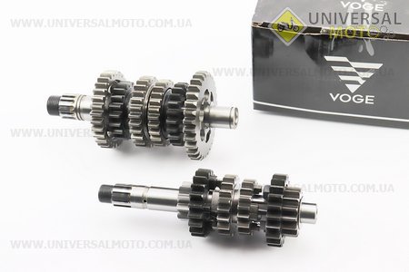 Loncin- LX300-6 Коробка передач (два вала з шестернями). VOGE (Запчастини на мотоцикл Loncin / UM5073-V83)