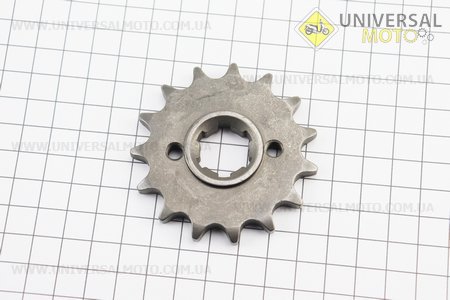 Зірка передня CG / CB-428H-15T, з бортиком Kinlon JL150-70C. Китай (Запчастини на мотоцикл Viper 125-150J / UM5073-V91)