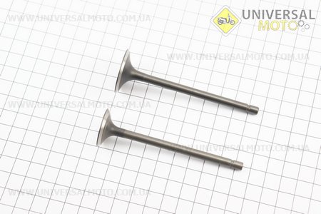 Kinlon JL150-70C Клапана випускний (h-91,5; d-25), впускний (h-92; d-30) комплект 2шт 150см.куб.. Loncin (Запчастини на мотоцикл Loncin / UM5073-V93)