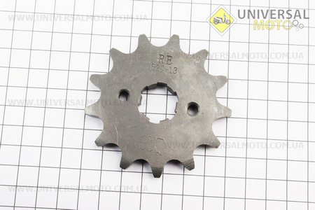 Зірка передня 520H-13T (шліц 5мм) Loncin- LX250GY-3. Китай (Запчастини на мотоцикл Viper 125-150J / UM5074-V09)