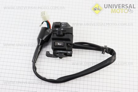 Loncin- LX300GY-A Блок кнопок на кермі лівий. Китай (Запчастини на мотоцикл Loncin / UM5074-V11)