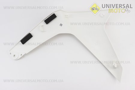 Loncin- LX300GY-A пластик - бака паливного нижній лівий, БІЛИЙ з червоним малюнком. Китай (Запчастини на мотоцикл Loncin / UM5075-V18)