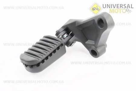 Loncin- LX650DS/LX650-2A Підніжка передня ліва з кронштейном. Китай (Запчастини на мотоцикл Loncin / UM5075-V33)