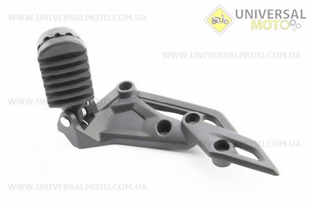 Loncin- LX650DS/LX650-2A Підніжка передня права з кронштейном. Китай (Запчастини на мотоцикл Loncin / UM5075-V34)