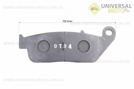 Loncin- LX650DS/LX650-2A Гальмівні колодки (дискові) передні (одна сторона). Китай (Запчастини на мотоцикл Loncin / UM5075-V36)