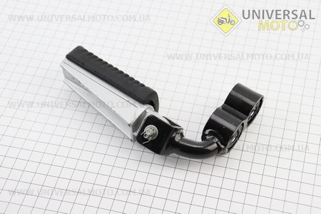 Kinlon JL150-70C Підніжка передня ліва, тип 2. Китай (Запчастини на мотоцикл Loncin / UM5075-V41)