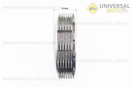 Loncin- LX300-6 Зчеплення, маховик у зборі (6 болти, маховик 84 зуб.). VOGE (Запчастини на мотоцикл Loncin / UM5075-V66)