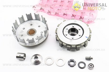 Loncin- LX300-6 Зчеплення, маховик у зборі (6 болти, маховик 84 зуб.). VOGE (Запчастини на мотоцикл Loncin / UM5075-V66)