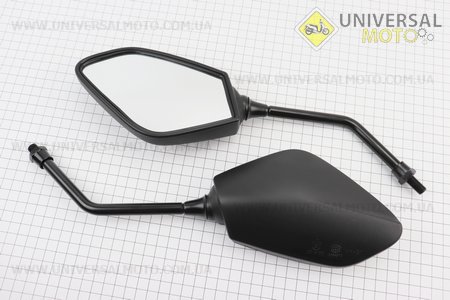 Loncin- LX300GY-A Дзеркала чорні комплект, м10. Китай (Запчастини на мотоцикл Loncin / UM5075-V68)