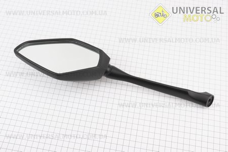 Loncin- LX300GS Дзеркало (ліве) чорні, м8. Loncin (Запчастини на мотоцикл Loncin / UM5076-V15)
