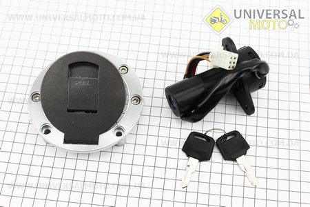 Замки комплект (зажигания, крышка бака) . Китай (Мотоцикл Viper V150A / UM5080-V09)