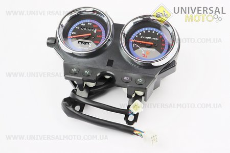 Спідометр в зборі V150A (спідометр 160 км/год, тахометр механічний). Китай (Viper-Запчастини на мотоцикл Viper V150A / UM5080-V28)