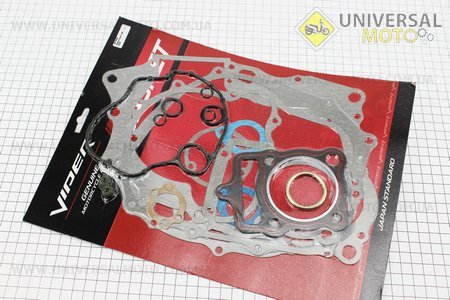 Прокладки двигуна V150A 150сс-62мм, комплект 18 деталей. Viper (Запчастини на мотоцикл з двигуном CG / UM5080-V86)