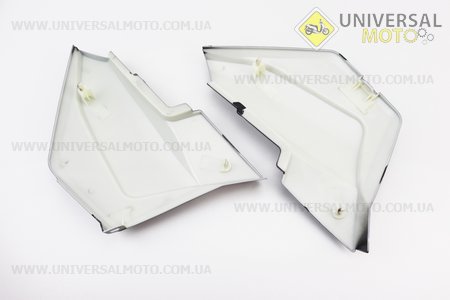 Пластик - бічний середній лев, прав комплект 2шт, ЧОРНИЙ, тип 1. Китай (Viper-Запчастини на мотоцикл Viper V150A / UM5081-V08)