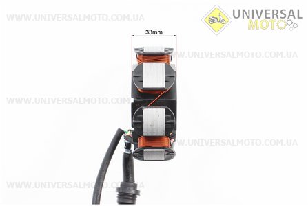 Статор магнето (генератора) (8 котушок "5 проводів"), (d = 88,5мм). GX-Viper (Запчастини на мотоцикл з двигуном CG / UM5081-V62)