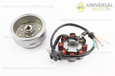 Магнето в зборі (генератор) CG125 / 150. GX-Viper (Запчастини на мотоцикл з двигуном CG / UM5081-V74)