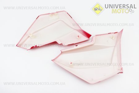 Пластик - бічний середній лев, прав комплект 2шт, ЧЕРВОНИЙ. Китай (Viper-Запчастини на мотоцикл Viper V150A / UM5081-V97)