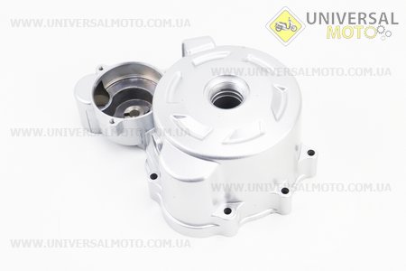 Кришка двигуна ліва, СІРИЙ, тип 2. Китай (Viper-Запчастини на мотоцикл Viper V150A / UM5082-V11)