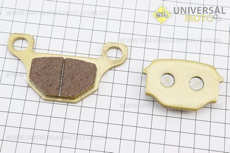 Гальмівні колодки передні (диск) Viper 125J; V150A / Suzuki GS-125; GX-125; SJ-125 / Wuyang Wy-125 / Branson BM-125 / KEEWAY Speed 125/150 / TGB Scooter- R50желтие. Китай (Запчастини на мотоцикл Viper 125-150J / UM5082-V32)