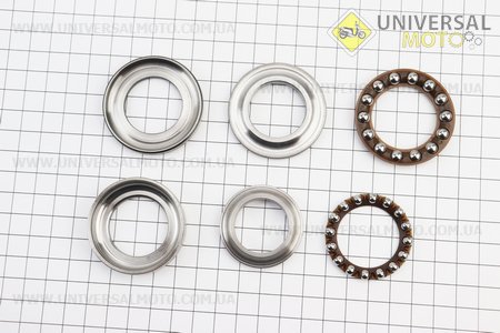 Підшипники керма комплект (без гайки). Китай (Viper-Запчастини на мотоцикл Viper V150A / UM5082-V34)