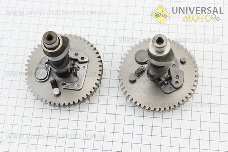 Розподільний вал з шестернею в зборі Z=48, метал 168F/170F. Китай (Запчастини на мотоблок з двигуном 168F / UM6010-V44)