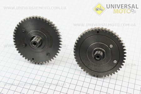 Розподільний вал з шестернею в зборі Z=48, метал 168F/170F. Китай (Запчастини на мотоблок з двигуном 168F / UM6010-V44)