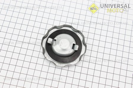 Кришка бака паливного D=70мм, 168F/170F/173F/177F/182F/188F/190F, метал, Тип №1. Китай (Запчастини на мотоблок з двигуном 168F / UM6010-V54)