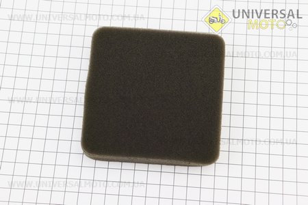 Фільтр повітряний - елемент (поролон 100х100х20мм) 168F/170F. Китай (Запчастини на мотоблок з двигуном 168F / UM6010-V77)