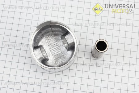 Поршневий комплект (поршень, кільця, палець) 168F 68мм +0,75 (H=49мм, палець 18мм). Китай (Запчастини на мотоблок з двигуном 168F / UM6010-V94)