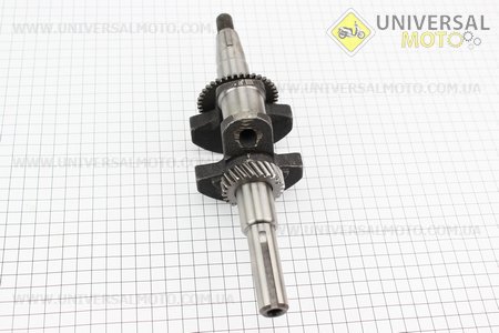 Колінвал під шпонку Ø19мм 168F/170F. Китай (Запчастини на мотоблок з двигуном 168F / UM6010-V96)