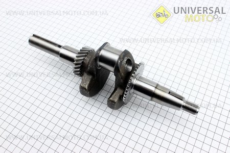 Колінвал під шпонку Ø19мм 168F/170F. Китай (Запчастини на мотоблок з двигуном 168F / UM6010-V96)