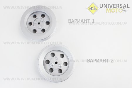 Шків відомий D = 140мм під шліц Z = 19 (два паза під ремінь SPB). Китай (Запчастини на мотоблок з двигуном 168F / UM6010-V98)