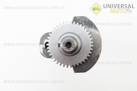 Колінвал під шпонку Ø20мм 168F/170F. Китай (Запчастини на мотоблок з двигуном 168F / UM6010-V99)