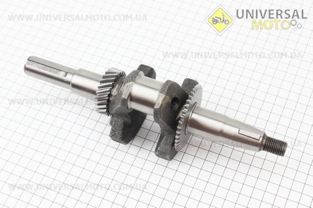 Колінвал під шпонку Ø20мм 168F/170F. Китай (Запчастини на мотоблок з двигуном 168F / UM6010-V99)