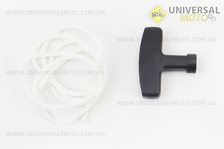 Ручка стартера + мотузка 168F/170F. Китай (Запчастини на мотоблок з двигуном 168F / UM6011-V10)