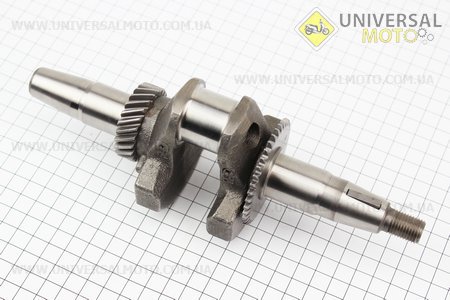 Коленвал под конус длинной 230мм 168F. Китай (Мотоблочный двигатель 168F / UM6011-V15)