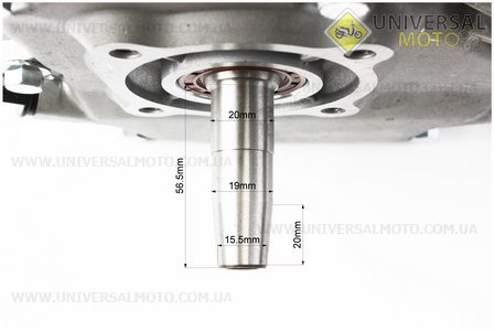 Двигатель мотоблочный в сборе под конус V 6,5л.с. 168F