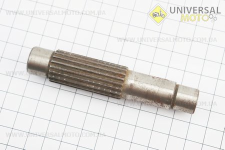 Вал ведучий. Китай (Запчастини на мотоблок з двигуном 168F / UM6011-V28)