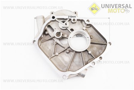 Крышка блока двигателя 168FB-L, для двигателя с понижающим редуктором, 26мм. Китай (Мотоблочный двигатель 168F / UM6011-V77)