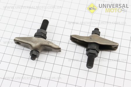 Коромисло клапана комплект 6шт 168F/170F. Китай (Запчастини на мотоблок з двигуном 168F / UM6011-V82)