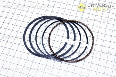 Кільця поршневі 168F 68мм +0,25. Китай (Запчастини на мотоблок з двигуном 168F / UM6011-V89)