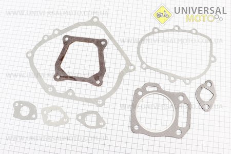 Прокладки двигателя комплект 8 штук 168FB-L, для двигателя с понижающим редуктором. Viper (Мотоблочный двигатель 168F / UM6012-V18)