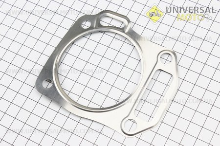Прокладка головки цилиндра 68мм 168F (метал). Китай (Мотоблочный двигатель 168F / UM6012-V23)