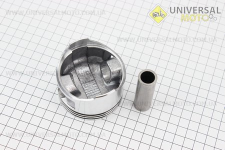 Поршневий комплект (поршень, кільця, палець) 168F 68мм +0,25 (H=49мм, палець 18мм). TATA (Запчастини на мотоблок з двигуном 168F / UM6013-V17)