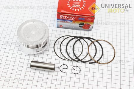 Поршень, кольца, палец, комплект 170F 70мм + 0,25. ТАТА (Мотоблочный двигатель 168F / UM6013-V22)