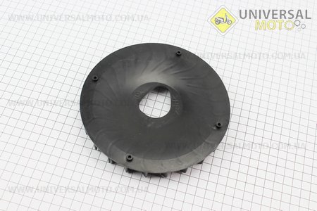 Крильчатка охолодження (пластик) 168F/170F. TATA (Запчастини на мотоблок з двигуном 168F / UM6013-V66)