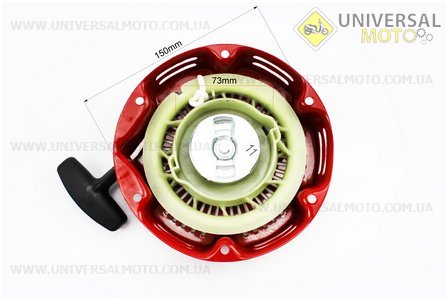 Стартер ручний в зборі 156F. Китай (Запчастини на мотоблок з двигуном 168F / UM6014-V36)