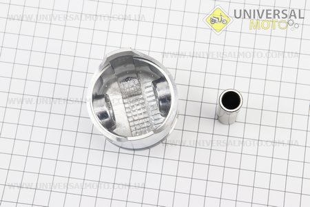 Поршневий комплект (поршень, кільця, палець) 156F 56мм STD (H=46,5мм, палець 14мм). Китай (Запчастини на мотоблок з двигуном 168F / UM6014-V60)